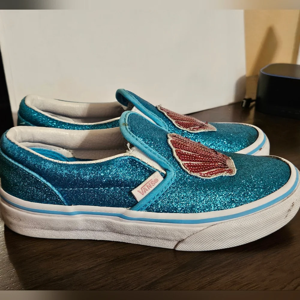 Mermaid Girl Vans - Picture 1 of 5